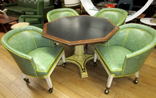 Green discount dinette sets