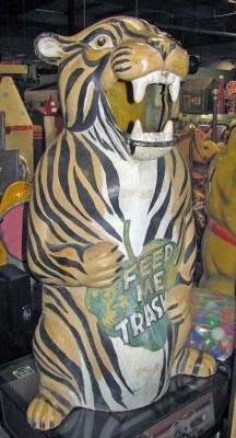Esso Tiger Retro Trash Can